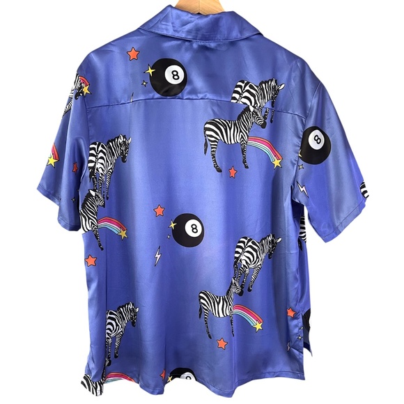 NWT Dressed In LALA Get Lucky Satin TOP ONLY - Picture 7 of 11